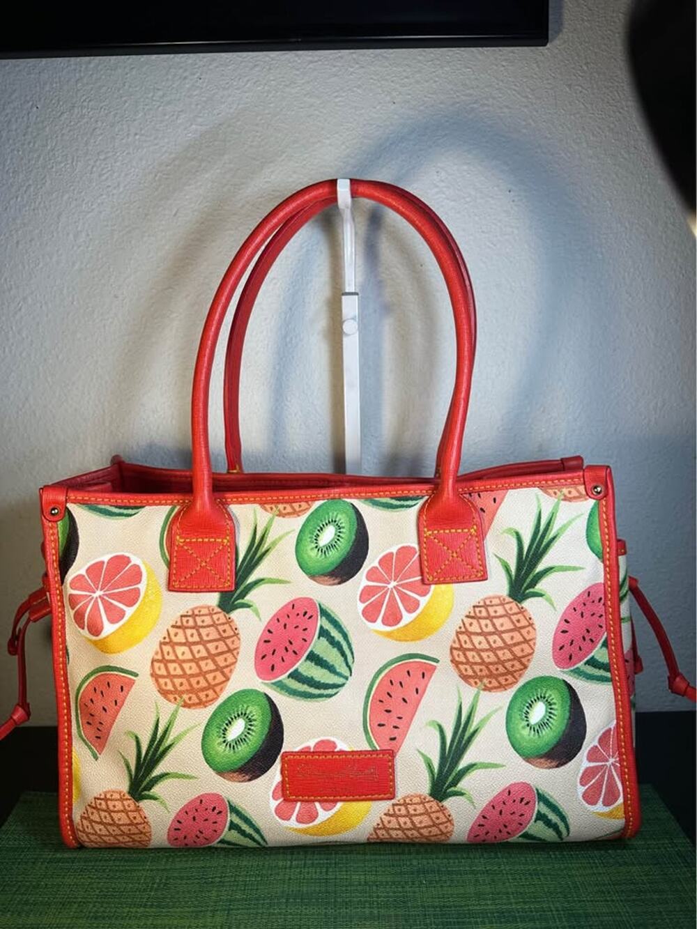 Dooney & Bourke Ambrosia Fruit Print Large Tote